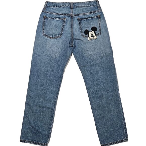 GAP Kids Disney Mickey Minnie Girlfriend Jeans Size 12 Regular - Picture 2 of 11